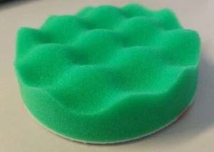 3M Polierschwamm Pad hart gewaffelt Klett  grün 75 mm 50499 Perfect-it III - Bild 1 von 2