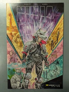 2022 Ninja Funk #1 Variant Cover B Signed by Steve Schuitt Alex Riegel w COA - Picture 1 of 8