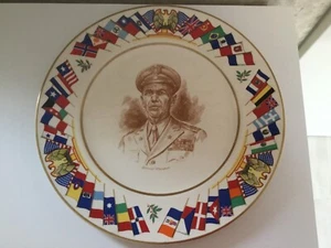 General Marshall - Allied Nations Commemorative Series Plate - Made in USA - Bild 1 von 4