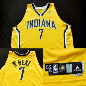 Jermaine O'Neal Indiana Pacers Adidas Jersey 2008/09 Team Issue NBA 52+4 *READ* - Picture 1 of 11