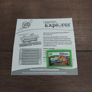 LeapFrog Leapster Explorer LeapPad SPONGEBOB SQUAREPANTS FISTS OF FOAM Cartridge - Picture 1 of 4