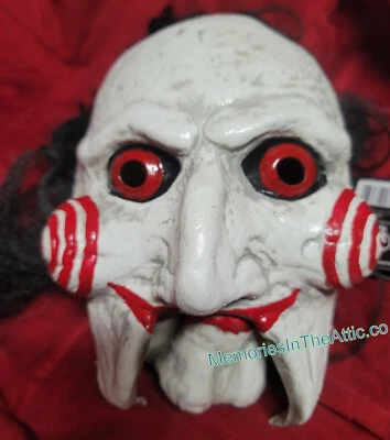 Trick Or Treat Studios Saw Movie Billy Puppet Mask jogo móvel boca em movimento  - Imagem 1 de 4