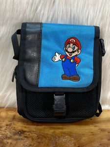 Nintendo DS Carrying Case Travel Bag Super Mario Bros Blue - Picture 1 of 13