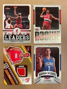 2006-07 Fleer Basketball Inserts - Jordan's Platinum Influence - Throwbacks - E