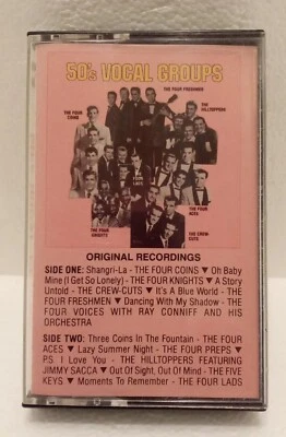 50s Vocal Groups 1988 CBS Cassette Tape Four Coins, Four Freshman Good Condition - Image 1 of 4