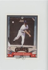 1991 PG&E San Francisco Giants Francisco Oliveras #24