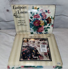 Drapeau plat vintage Eastport King Linens neuf dans son emballage Laura Floral fabriqué aux États-Unis