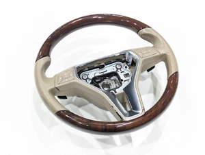 Volante 12-18 Mercedes W218 CLS550 E550 E400 beige con palancas de cambio OEM - Imagen 1 de 8