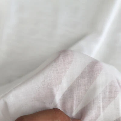 Baumwolle Batist Zarter Blusen Stoff für Sommer Kleidung Meterware Weiß - Bild 1 von 2