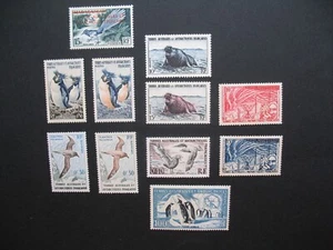 Timbre Taaf entre  1957 à  1958 lot de 11 dont 1 PA    neuf * C: 114 €  voir - Picture 1 of 2