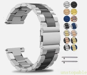 18/20/22/24mm Metal Watch Band Strap Replacement Stainless Steel Wrist Bracelet - Picture 1 of 18