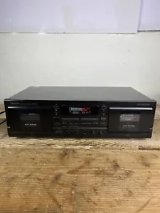 Denon DRW-50 Double Cassette Deck Dubbing Auto Reverse Dolby NR HX TESTED Read - Picture 1 of 15