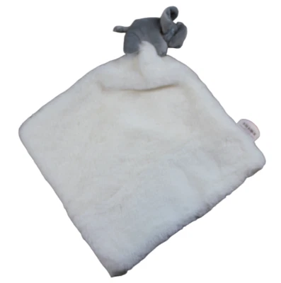 Manta de seguridad de felpa Mary Meyer blanca gris elefante africano Lovey NUEVA CON ETIQUETAS RARA Foto 1 de 4