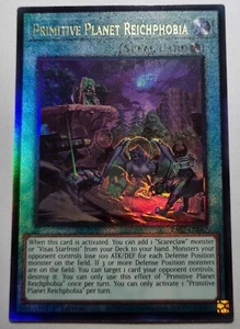 Yugioh! Primitive Planet Reichphobia 1st Ed. RA02-EN067 Ultimate Rare 25th - Picture 1 of 1