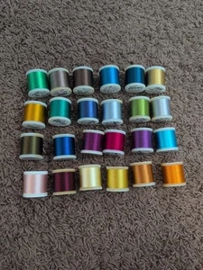 24 Madeira Rayon Embroidery Thread Multi Colored NEVER USED Lot #1 - Picture 1 of 5