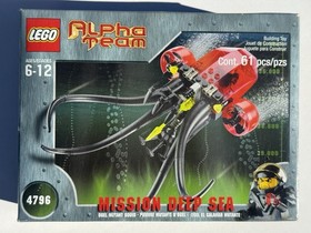 Lego Alpha Team 4796 Mission Deep Sea Ogel Mutant Squid