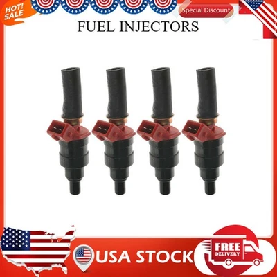 4X INJETORES DE COMBUSTÍVEL 160CC PARA 1988-89 NISSAN PULSAR NX 1.8L-L4 FJ191 FLUXO COMBINADO - Imagem 1 de 3