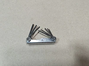 Allen No 641 Folding Hex Wrench Keys Hand Tools Equipments, Made in USA - Picture 1 of 8