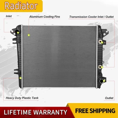 Radiator for Chevrolet Silverado 2500 HD & GMC Sierra 2500 HD 2017-2019 V8 6.6L Foto 1 de 4