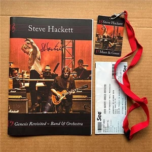 STEVE HACKETT GENESIS REVISITED (signed) PROGRAMME 2018 booklet signed on front - Picture 1 of 2