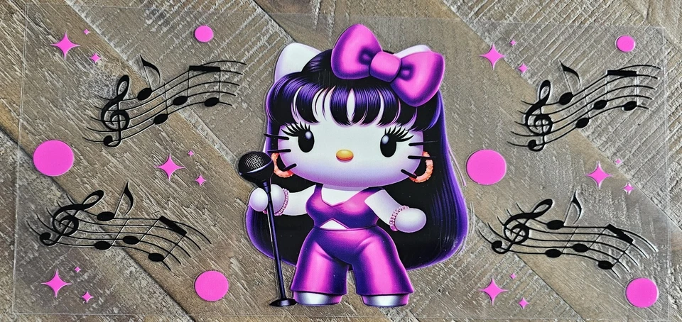  Hello Kitty Селена УФ DTF чашка передачи обертки - Изображение 1 из 1