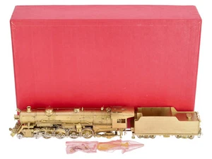 Key Imports HO Brass USRA Light 4-8-2 Mountain Steam Engine - Unpainted EX/Box - Picture 1 of 12