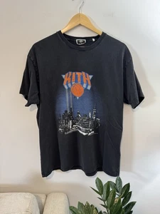 Camiseta de baloncesto KITH x New York Knicks NBA vintage negra para hombre talla grande - Imagen 1 de 7