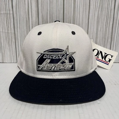 DE COLECCIÓN Osceola Astros Sombrero Gorra Snap Back Retro Logo MiLB Ligas Menores DeLong Foto 1 de 4