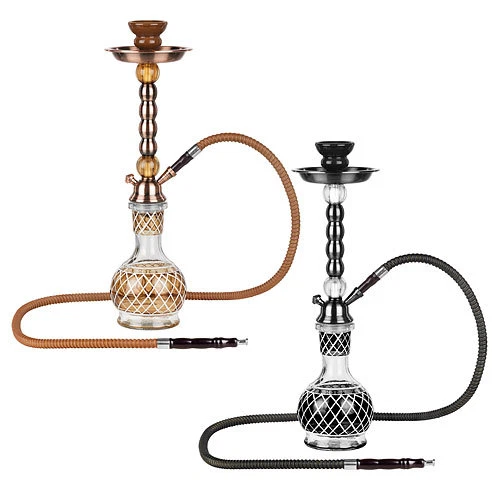 Shisha Orientalische Wasserpfeife 47cm Tribal 1 Schlauch Hookah Set inkl. Kohle - Bild 1 von 1