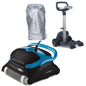 Maytronics Dolphin Nautilus Plus CC with Caddy & Cover Inground Pool Cleaner