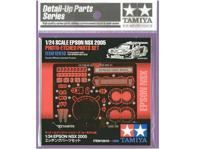 TAMIYA ACCESSORI AUTO 1:24 FOTOINCISIONI PER EPSON NSX 2005 PHOTO- ETCHED  12610 - Immagine 1 di 1