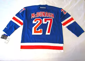 AUTOGRAPHED Reebok Premier NHL Jersey New York Rangers Ryan McDonagh Blue SZ: XL - Picture 1 of 12