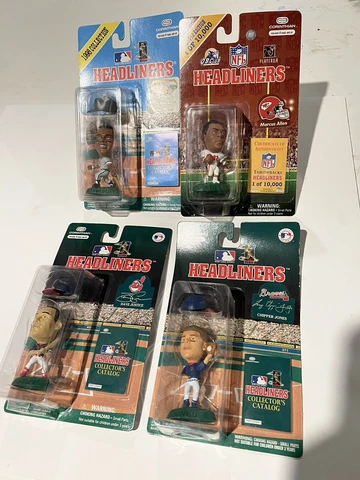 (4) Headliners National Exclusive Frank Thomas Marcus Allen Justice Jones Lot Cover