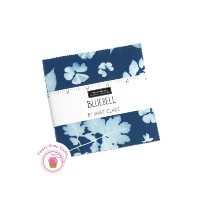 Moda BLUEBELL Janet Clare CHARM PACK 42- 5" squares Quilting Fabric - Image 1 of 4