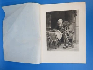 No News - Vintage Etching by C.H Boucher - Painting by T.L Good ? - Preowned - Picture 1 of 9