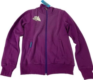 RIZLA FELPA CON ZIP DONNA BIRD VIOLA X137 - Imagen 1 de 4