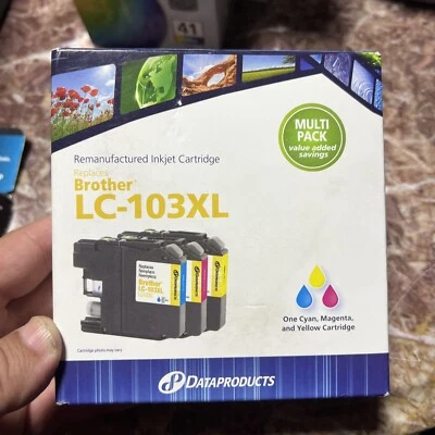 Dataproducts Brother LC103XL Tri-Color Ink Cartridges *BRAND NEW SEALED* - Image 1 of 4