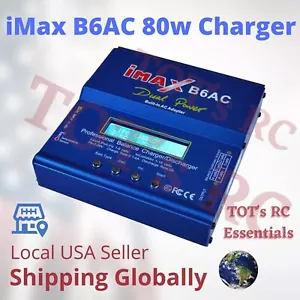 iMAX B6AC 80W 6A LiPo Balance Charger Discharge  Lipo/Li-ion/LiFe/NiMh Batterry - Picture 1 of 12