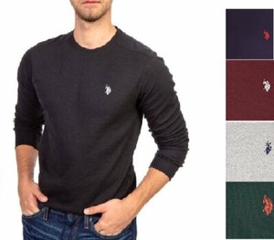 U.S. Polo Assn. Men's Long Sleeve Crew Neck Solid Thermal Shirt