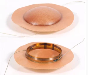 1 Stück Hochtöner Schwingspule Soundfilm 25,5 mm Harzfolie Rundlinienhochtöner - Afbeelding 1 van 3
