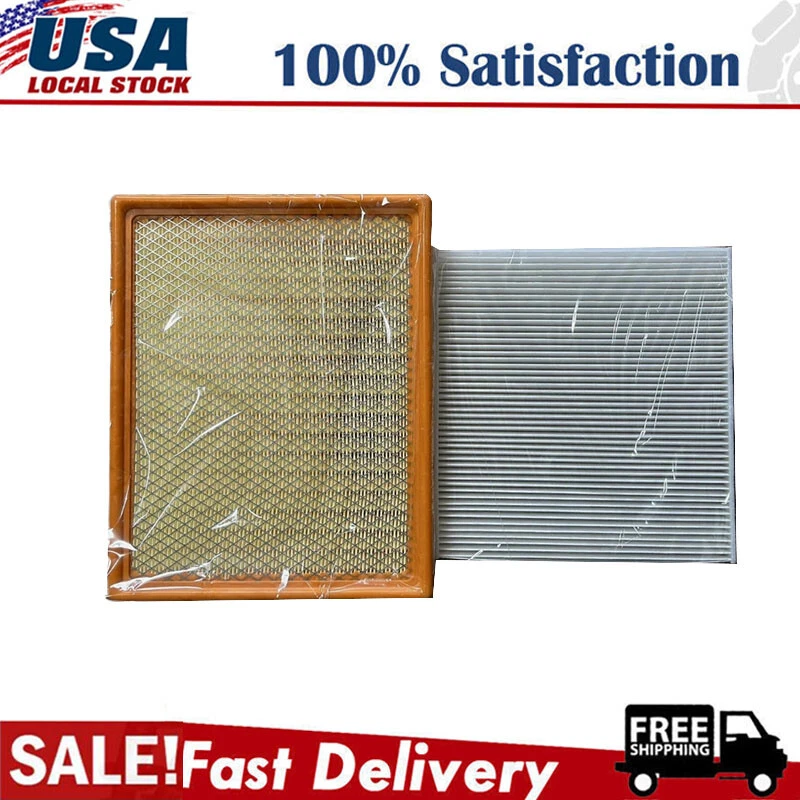 Combo Set Engine & Cabin Air Filter for Chevrolet Chevy Silverado 1500 2500 3500 - Image 1 of 4