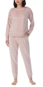 DKNY Pink Velour Lounge Suit - Pyjamas Set, Size S