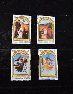 TURKS + CAICOS PASCUA 1983 S 559-562 MNH - Imagen 1 de 3