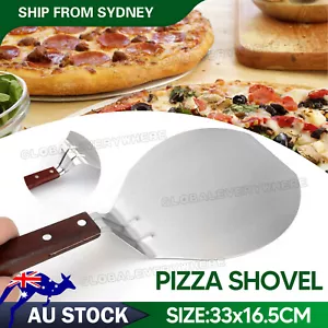 Pizza Shovel Spatula Peel Cake Stainless Steel Lifter Paddle Pancake Baking Tray - Picture 1 of 9
