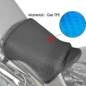 Comfort Gel Seat Cushion Air Motorbike Pillow Pad Cover Universal Mat Motorcycle - Picture 1 of 13