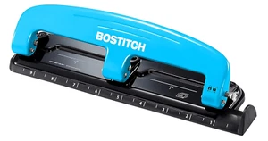 Bostitch Office EZ Squeeze™ Reduced Effort 3-Hole Punch, 12 Sheets, Blue (2103), - Picture 1 of 12