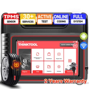 THINKCAR THINKTOOL OBD2 Scanner Auto Diagnostic Tool Code Reader ECU Coding - Picture 1 of 12