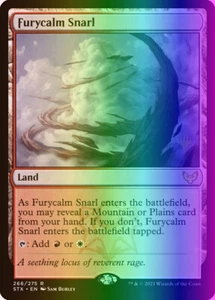 MTG Furycalm Snarl (266p/180) Strixhaven School of Mages Promos LP FOIL - Picture 1 of 1