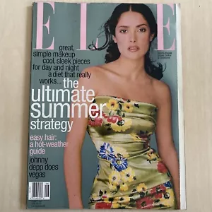 1998 ELLE June Salma Hayek JOHNNY DEPP Annie Morton Jaime Rishar Gabrielle REECE - Imagen 1 de 1