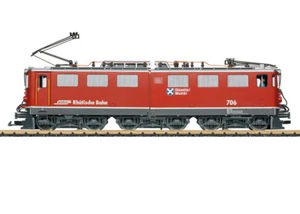LGB scala G 22065 locomotiva elettrica Ge 6/6 II numero di funzionamento 706 della Ferrovia Retica FR - Foto 1 di 1